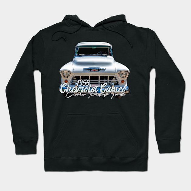 1955 Chevrolet Cameo Carrier Pickup Truck Hoodie by Gestalt Imagery